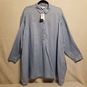 J. Jill Light Blue Tunic Top